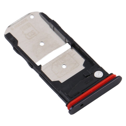 SIM Card Tray + SIM Card Tray / Micro SD Card Tray for Motorola Edge XT2063-3 (Black)-garmade.com