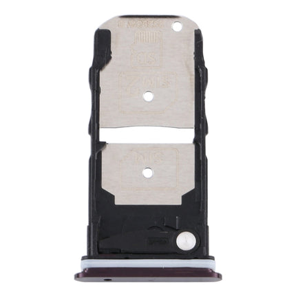 SIM Card Tray + SIM Card Tray / Micro SD Card Tray for Motorola Edge XT2063-3 (Purple)-garmade.com