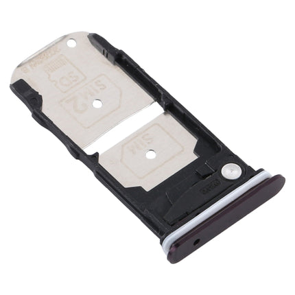 SIM Card Tray + SIM Card Tray / Micro SD Card Tray for Motorola Edge XT2063-3 (Purple)-garmade.com