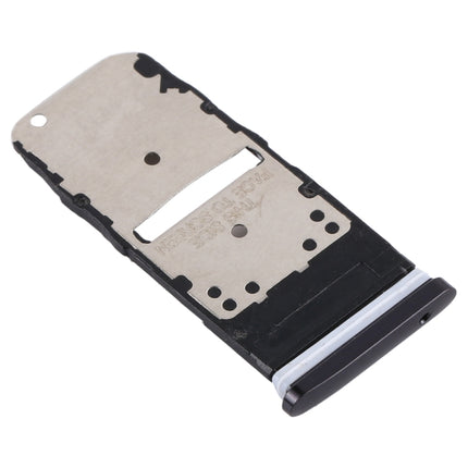 SIM Card Tray + SIM Card Tray / Micro SD Card Tray for Motorola One Zoom (Black)-garmade.com
