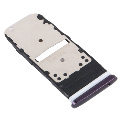 SIM Card Tray + SIM Card Tray / Micro SD Card Tray for Motorola One Zoom (Purple)-garmade.com