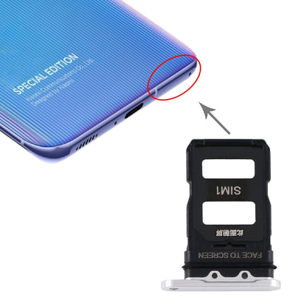 SIM Card Tray + SIM Card Tray for Xiaomi Mi 11 (Silver)-garmade.com
