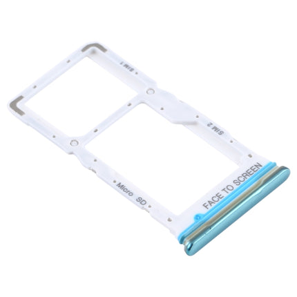 SIM Card Tray + SIM Card Tray / Micro SD Card Tray for Xiaomi Redmi Note 9 Pro 5G M2007J17C (Green)-garmade.com