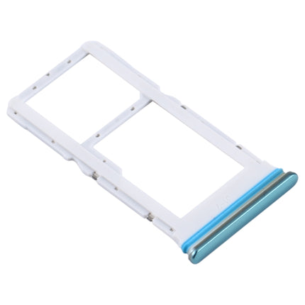 SIM Card Tray + SIM Card Tray / Micro SD Card Tray for Xiaomi Redmi Note 9 Pro 5G M2007J17C (Green)-garmade.com
