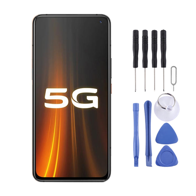 Replacement AMOLED Material LCD Screen and Digitizer Full Assembly for Vivo iQOO 3 5G V1955A, I1927, I1928-garmade.com