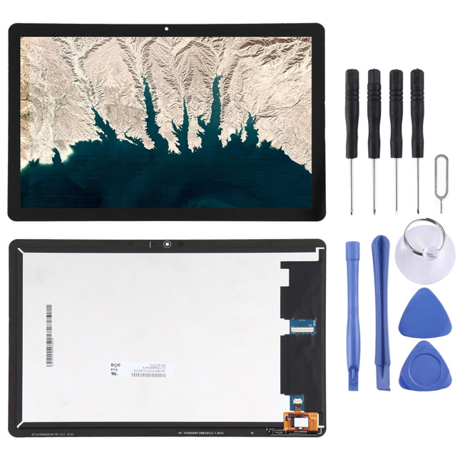 LCD Screen and Digitizer Full Assembly for Lenovo Chromebook Duet (10.1 inch) CT-X363F CT-X636N CT-X636(Black)-garmade.com