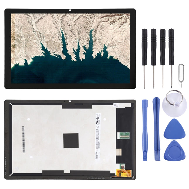 LCD Screen and Digitizer Full Assembly for Lenovo 10e Chromebook (Black)-garmade.com