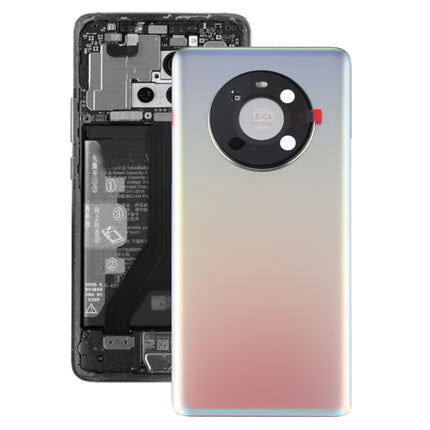 Replacement Battery Back Cover with Camera Lens Cover for Huawei Mate 40(Silver)-garmade.com