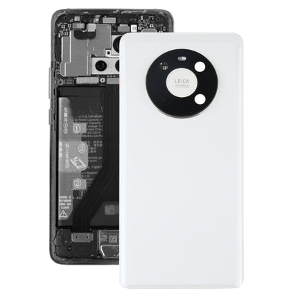 Replacement Battery Back Cover with Camera Lens Cover for Huawei Mate 40(White)-garmade.com