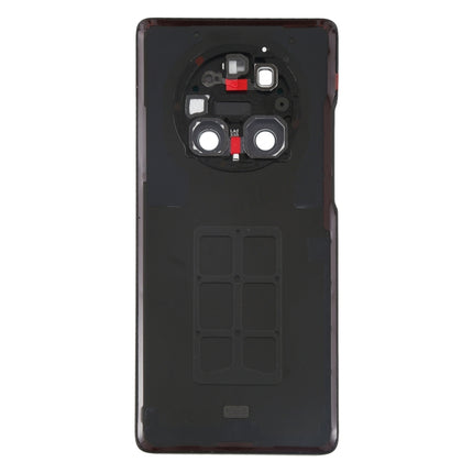 Replacement Battery Back Cover with Camera Lens Cover for Huawei Mate 40 Pro(Black)-garmade.com