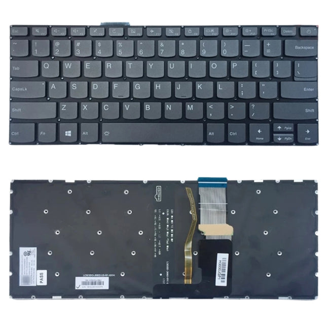 US Version Keyboard with Backlight for Lenovo IdeaPad 320-14isk 320-14ikb 320-14ast 320s-14ikb 320s-14ikbr-garmade.com