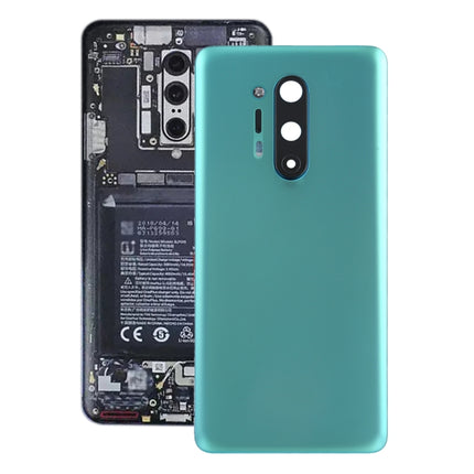 Battery Back Cover with Camera Lens Cover for OnePlus 8 Pro(Green)-garmade.com