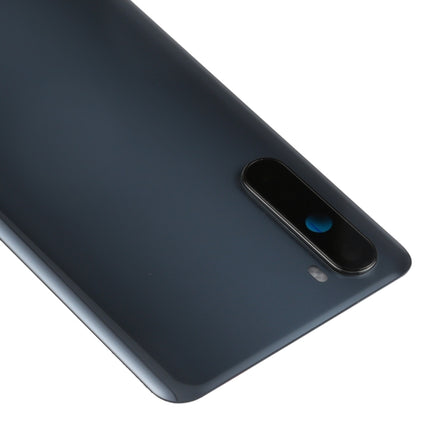Battery Back Cover with Camera Lens Cover for OnePlus Nord(Grey)-garmade.com