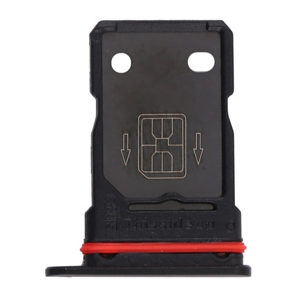 SIM Card Tray + SIM Card Tray for OnePlus 9R (Black)-garmade.com