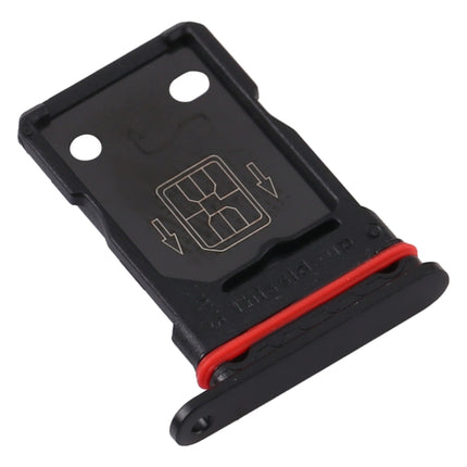 SIM Card Tray + SIM Card Tray for OnePlus 9R (Black)-garmade.com