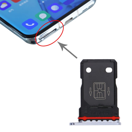 SIM Card Tray + SIM Card Tray for OnePlus 9 Pro (Silver)-garmade.com