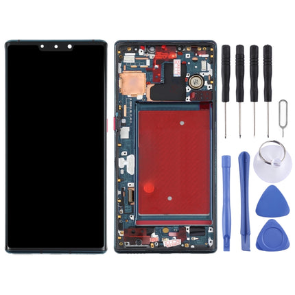 LCD Screen and Digitizer Full Assembly with Frame for Huawei Mate 30 Pro (Green)-garmade.com
