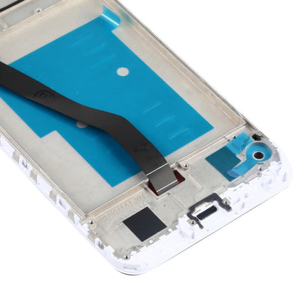 LCD Screen and Digitizer Full Assembly with Frame for Huawei Y6 (2018)(White)-garmade.com