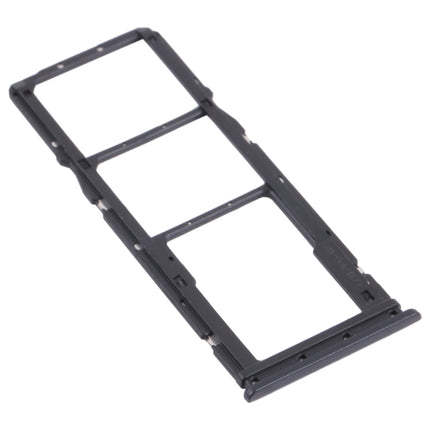 SIM Card Tray + SIM Card Tray + Micro SD Card Tray for Xiaomi Poco M3 M2010J19CG M2010J19CI (Black)-garmade.com