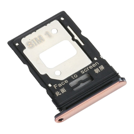 SIM Card Tray + SIM Card Tray / Micro SD Card Tray for Xiaomi Mi 11 Lite M2101K9AG (Gold)-garmade.com