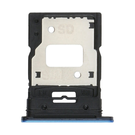 SIM Card Tray + SIM Card Tray / Micro SD Card Tray for Xiaomi Mi 11 Lite M2101K9AG (Blue)-garmade.com