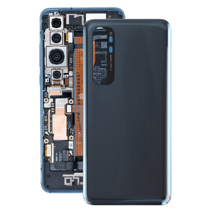 Replacement Battery Back Cover for Xiaomi Mi Note 10 Lite M2002F4LG M1910F4G(Black)-garmade.com