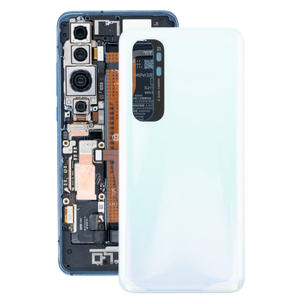 Original Battery Back Cover for Xiaomi Mi Note 10 Lite M2002F4LG M1910F4G(White)-garmade.com