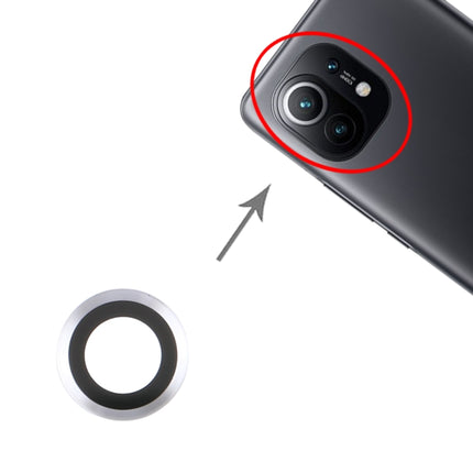 10 PCS Back Camera Lens for Xiaomi Mi 11 M2011K2C M2011K2G-garmade.com