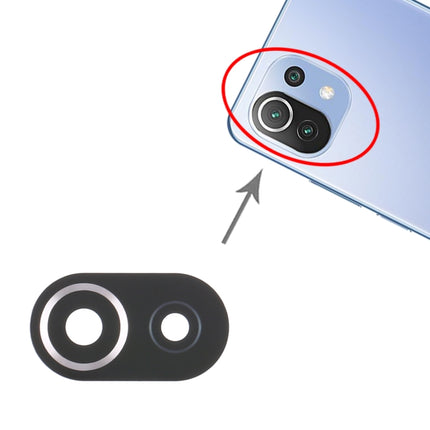 10 PCS Back Camera Lens for Xiaomi Mi 11 Lite M2101K9AG-garmade.com