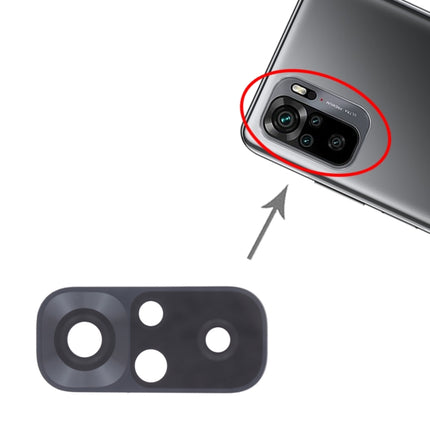 10 PCS Back Camera Lens for Xiaomi Redmi Note 10 4G M2101K7AI M2101K7AG(Black)-garmade.com