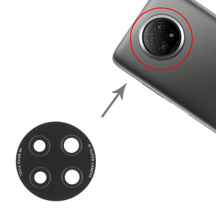 10 PCS Back Camera Lens for Xiaomi Redmi Note 9 5G M2007J22C-garmade.com