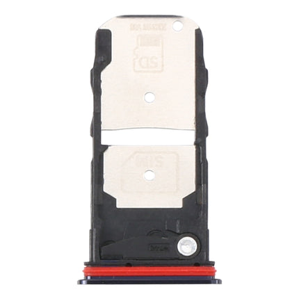 SIM Card Tray + Micro SD Card Tray for Motorola Moto Edge+ (Black)-garmade.com