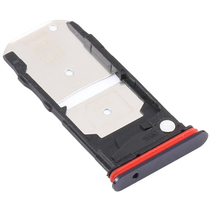 SIM Card Tray + Micro SD Card Tray for Motorola Moto Edge+ (Black)-garmade.com