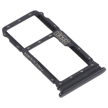 SIM Card Tray + Micro SD Card Tray for Motorola Moto G8 Plus XT2019 XT2019-2 (Black)-garmade.com