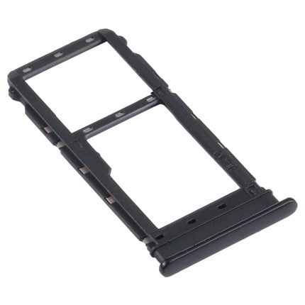 SIM Card Tray + Micro SD Card Tray for Motorola Moto G8 Plus XT2019 XT2019-2 (Black)-garmade.com