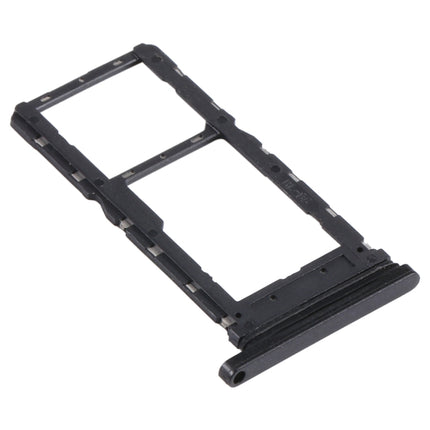 SIM Card Tray + Micro SD Card Tray for Motorola Moto G8 Play XT2015 XT2015-2 (Black)-garmade.com