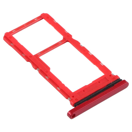 SIM Card Tray + Micro SD Card Tray for Motorola Moto G8 Play XT2015 XT2015-2 (Red)-garmade.com