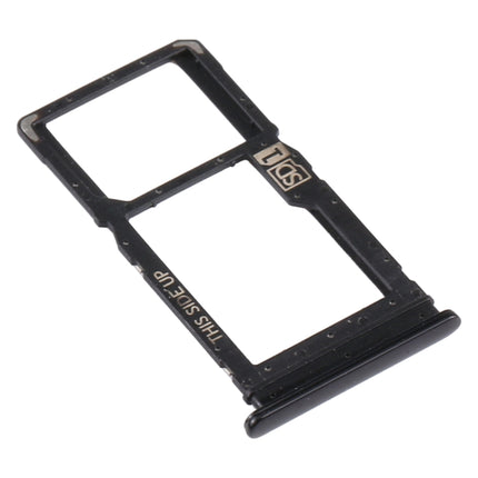 SIM Card Tray + Micro SD Card Tray for Motorola Moto G Power (Black)-garmade.com