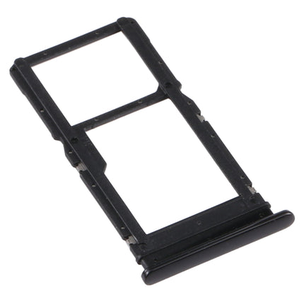 SIM Card Tray + Micro SD Card Tray for Motorola Moto G Power (Black)-garmade.com