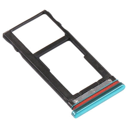 SIM Card Tray + Micro SD Card Tray for Motorola Moto One Action XT2013-1 XT2013-2 XT2013-4 (Green)-garmade.com