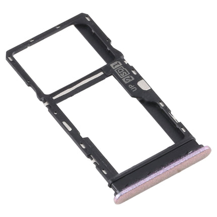 SIM Card Tray + SIM Card Tray / Micro SD Card Tray for Motorola Moto G10 XT2127-2 (Pink)-garmade.com
