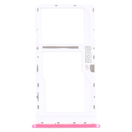 SIM Card Tray + SIM Card Tray / Micro SD Card Tray for Motorola Moto G10 XT2127-2 (Red)-garmade.com