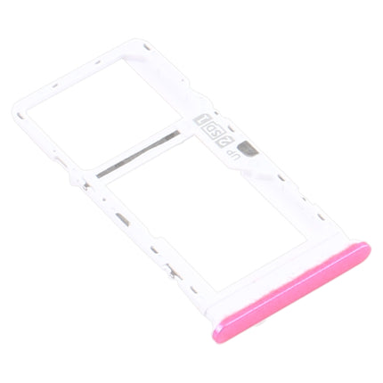 SIM Card Tray + SIM Card Tray / Micro SD Card Tray for Motorola Moto G10 XT2127-2 (Red)-garmade.com