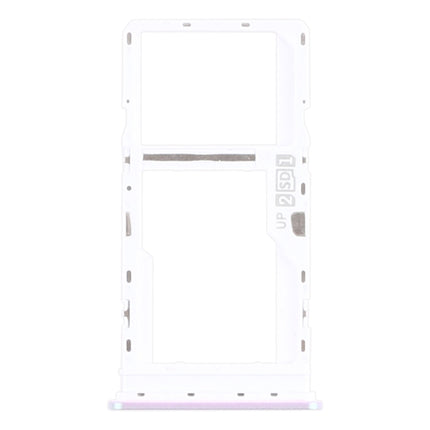 SIM Card Tray + SIM Card Tray / Micro SD Card Tray for Motorola Moto G10 XT2127-2 (Silver)-garmade.com