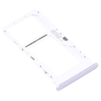 SIM Card Tray + SIM Card Tray / Micro SD Card Tray for Motorola Moto G10 XT2127-2 (Silver)-garmade.com