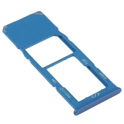 SIM Card Tray + Micro SD Card Tray for Samsung Galaxy A12 SM-A125 (Blue)-garmade.com
