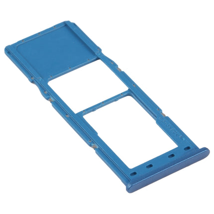 SIM Card Tray + Micro SD Card Tray for Samsung Galaxy A12 SM-A125 (Blue)-garmade.com