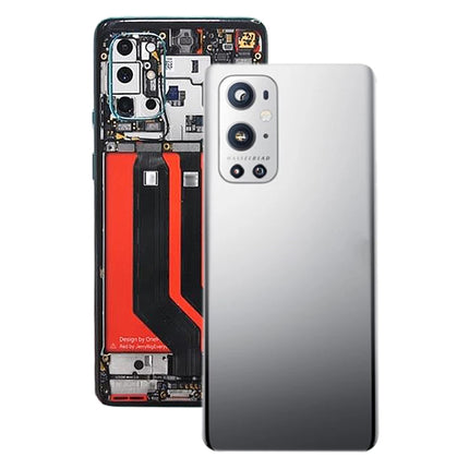 Battery Back Cover With Camera Lens for OnePlus 9 Pro(Silver)-garmade.com