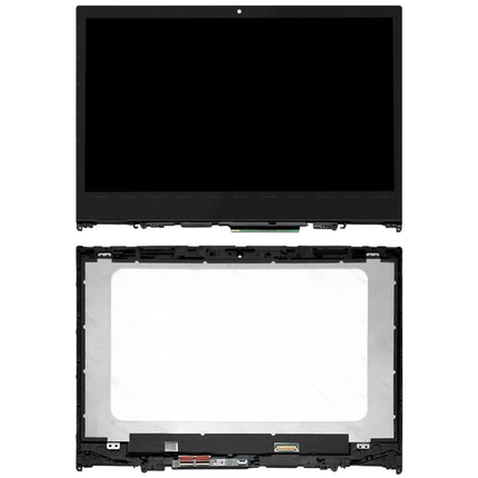 1366 x 768 HD LCD Screen and Digitizer Full Assembly with Frame for Lenovo IdeaPad Flex 5-14 5-1470 5-1480(Black)-garmade.com