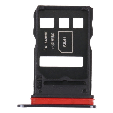 SIM Card Tray + SIM Card Tray for Honor V40 5G(Black)-garmade.com